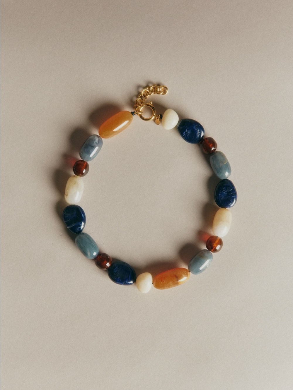 New Sézane Morgane necklace in ocean blue